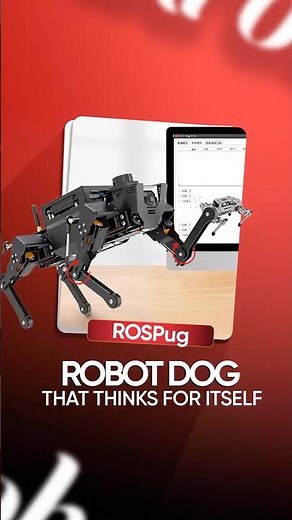 Hiwonder ROSPug | Quadruped Bionic Robot Dog Powered by Jetson Nano