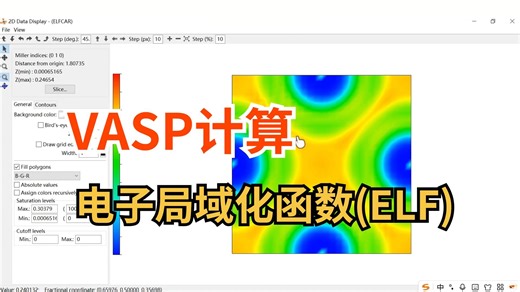 VASP计算ELF