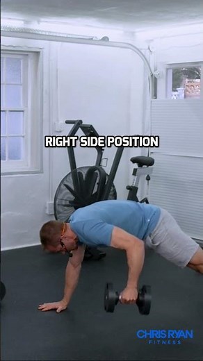 Build Core & Shoulder Strength — DB Plank Pull-Through! 💪