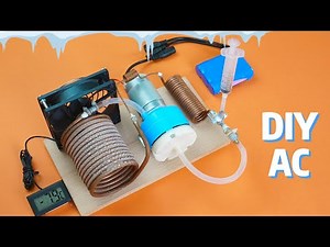 How To Make AC | DIY Smart Air Conditioner Mini Powerful AC | BillMingLabs