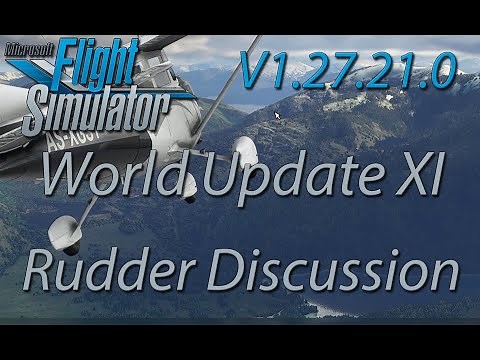 Flight Simulator 2020 - Rudder Issues Revisited