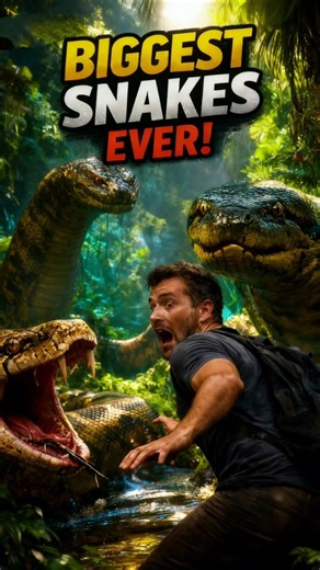 Snakes So Big They Look Unreal”