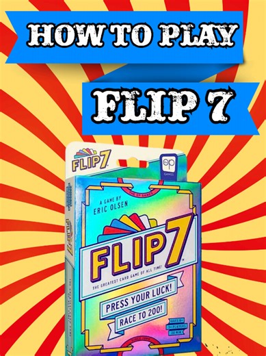 How far would you push your luck? 😈 In Flip 7, every card you flip brings you closer to big points… or total disaster. One duplicate and you’re out. Seven unique numbers and you end the round instantly with a bonus. It’s fast. It’s tense. And it turns every decision into a moment everyone at the table feels. Would you play it safe… or flip just one more? 👀 #Flip7 #BoardGames #CardGames #GameNight #PartyGames