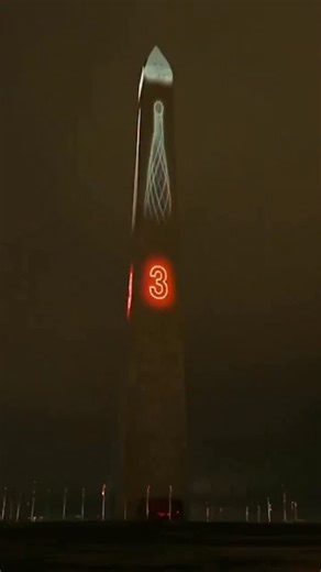 “The Illumination of America” at the Washington Monument did a special countdown last night, celebrating 250 years of the United States of America🇺🇸 | Team Trump