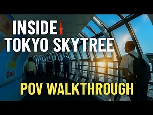 Tokyo Skytree Inside Tour | Stunning 360° Views & Skyline Walkthrough (POV)