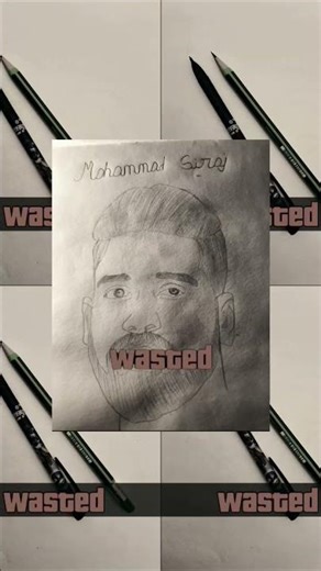 Mohammad Siraj sketch drawing ✨️