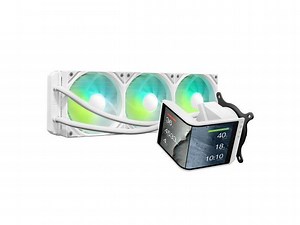 TRYX Panorama SE 360 ARGB White 360mm AIO Rotatable 6.67'' AMOLED Curved Screen 3D Anamorphic Effect Customizable AIO Cooler 360mm White Asetek Adela 280w TDP Intel LGA 1851/1700/1200/115X AMD AM5/AM4 - Newegg.com