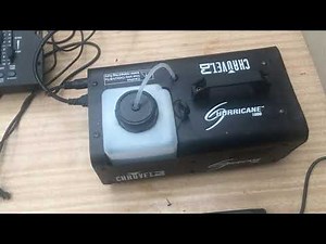 Adding DMX to Chauvet Hurricane 1000 Fogger/Smoke Machine