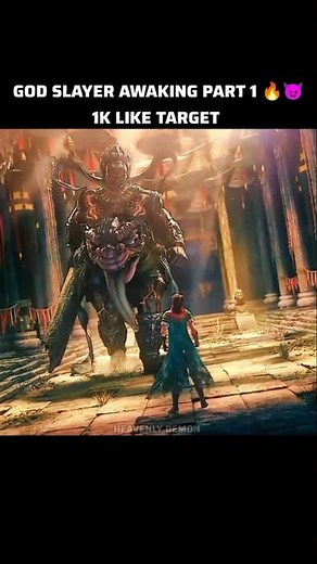 God Slayer Awaking Part 1 🔥😈 || The Good Day of Ascend || #shorts #donghua #trending #amv