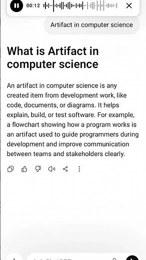 What is Artifact in computer science?