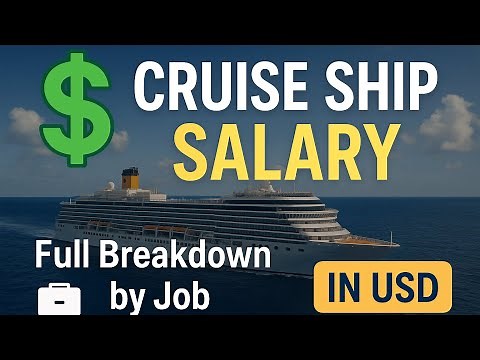 How Much Is the Salary on a Cruise Ship? Full Breakdown by Position (USD)