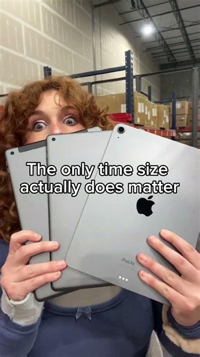 With these iPads, Size DOES Matter!