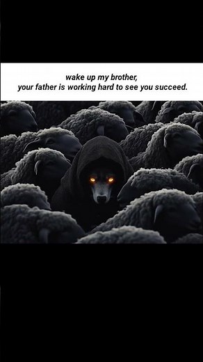 wake up my brother, your father is working hard to see you succeed.