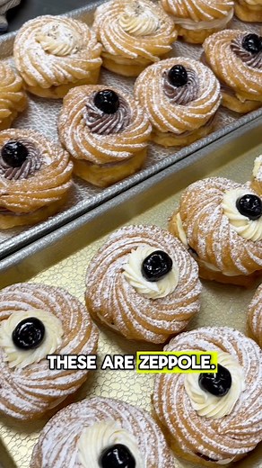 Golden, crispy, and filled with creamy perfection! ✨ 🇮🇹Zeppole di San Giuseppe are the ultimate Italian pastry — light, airy, heavenly — and a local bakery must-try before they’re gone. The real question is… fried or baked? 🤔 Drop a 🍩 if you’d eat the entire thing or tag someone to share dessert with.Buon appetito!.........#zeppole #food #pastry #italian #foodlover #foodporn #foodie #italianfood #sweets #sweettooth #bakery #foods #traditional #tradition #sangiuseppe #stjoseph #recipe #foodst