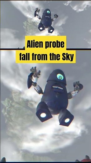 Alien probe fall from the Sky