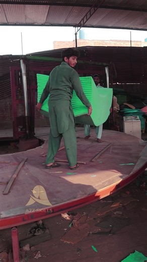 Watch the full process of making high-quality green chemical foam — from liquid mixing to final sheet cutting! 🧪 In this video, you’ll see how foam is created, expanded, and shaped perfectly within just one minute. #foammanufacturing #greenfoam #factoryprocess #industrialwork #chemicalfoam #foamsheetcutting #manufacturingvideo #FactoryProduction #A2ZSkills #EngineeringProcess #fypシ゚viralシfypシ゚ #reelsfypシ | A2Z Skills