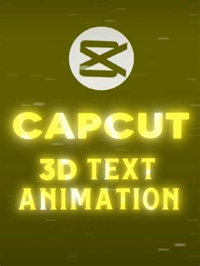 CAPCUT 3D TEXT ANIMATION TUTORIAL 🔥💀 ||
