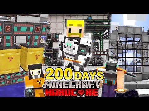[Minecraft] I Survived 200 Days in Mekanism Mod in Hardcore