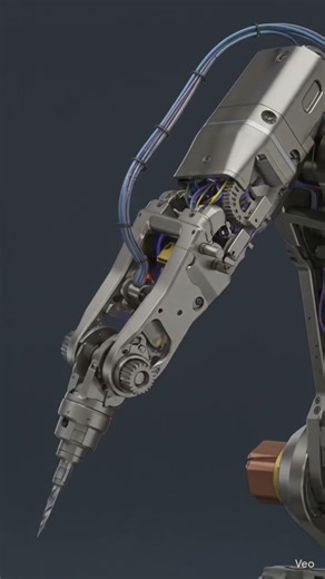 The Marvels of a Next-Gen Robotic Arm #3danimation #mechanic #engineering #ai