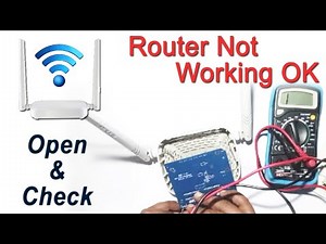Tenda Wireless Router not Working OK, Hang, not access, Auto restart and reset, Circuit check Repair