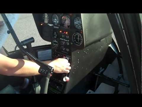 Helicopter Lesson : Startup R44 Helicopter
