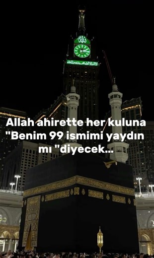 Allah’ın 99 ismi