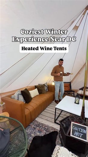 🚨 We’re giving away a complimentary wine tent at Potomac Point Winery for up to 8 guests, plus a bottle of wine! The prize includes: 1 winner will receive a private heated wine tent for up to 8 guests and a bottle of wine to start your experience ($175 value). How to enter: check the caption of our recent Instagram post (https://www.instagram.com/p/DR7XM55AGz2/) 🍷❄️ These wine tents were named the coziest winter experience near DC, and they’re back for the season. Wine tents at @potomacpointwi