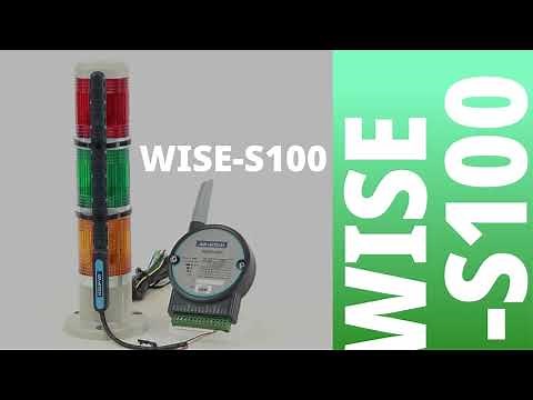 【Operation Video】An Intelligent Stack Light Monitoring Sensor : WISE-S100, Advantech (EN)
