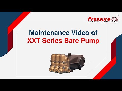 Maintenance Video of Hawk Pump (Model: NHD, NLT, NMT, NPM, XLT Series) | PressureJet