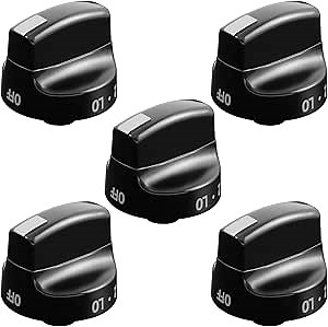 316218401 Stove Knob Replacement for Frigidaire Kenmore Stove Knobs 3162184 Burner Knobs Kenmore Range Parts Cooktop Oven Burner Control Knobs
