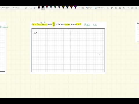 LC HL Maths Calculus Trig Differentiation Exam Qs