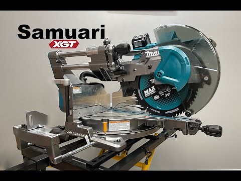 Makita XGT Brushless 12 inch Dual‑Bevel Sliding Compound Miter Saw with AWS review | GSL04 / LS004