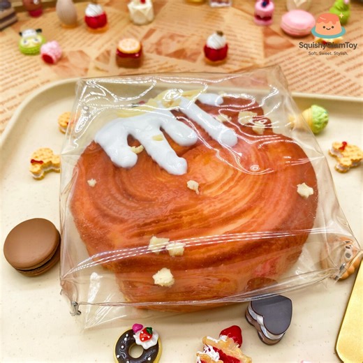Korean Cream Wheel Bread Squishy | Jumbo Soft Slow Rising Dessert Squishy | Squishyglamtoy - Etsy