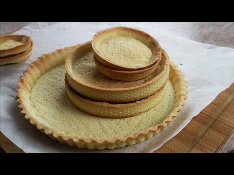 Masa para TARTAS DULCES. Masa sablé, receta básica de pastelería
