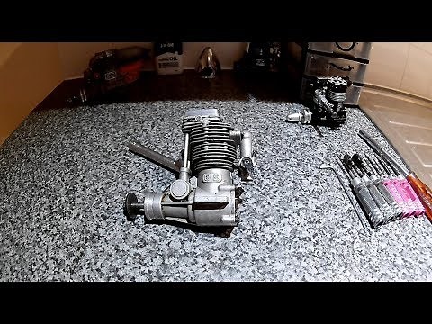 OS FS-40 (Pre-Surpass) Four Stroke Engine Disassembly