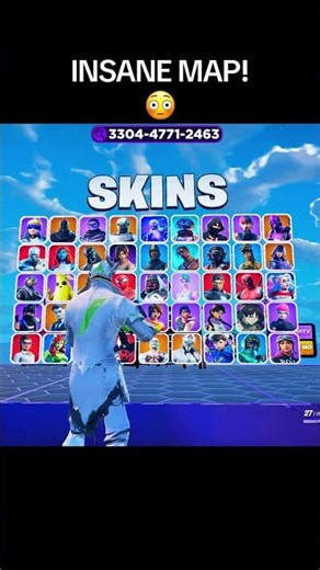 Insane 1v1 map!? 😳#fortnite #freeskins #ghoultrooper #ogfortnite #shorts