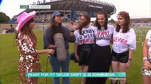 Taylor Swift fans are heading to Murrayfield as the star's Eras Tour comes to Scotland. Laura Boyd caught up with some Swifties ahead of the gig. https://i.stv.tv/4c7Mp2b | STV News