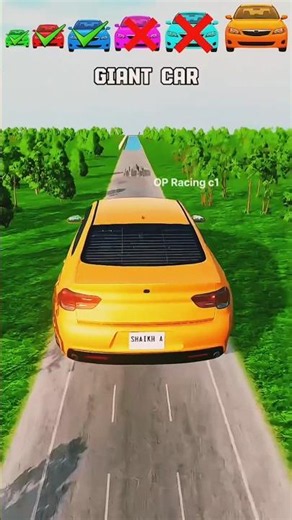 ‎Dingdang Animation‎Big & Small Vehicles vs. Rock‎ #ytshorts #car #challenge