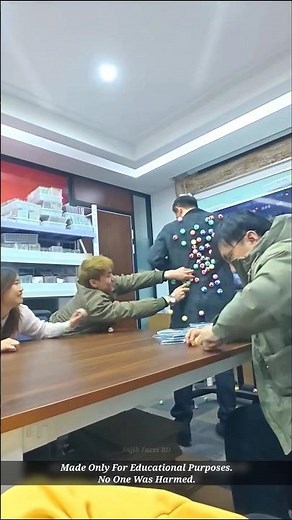 Boss's Daughter Toy Gun Prank: Shocking Office Twist! 😅 #shortsvideo