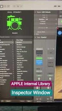 Logic Pro X Tutorial - Internal Library | Inspector Window | Logic Pro x - Musician Rajiv