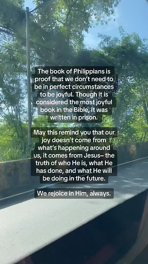 “Rejoice in the Lord always; again I will say, rejoice.” Philippians‬ ‭4‬:‭4‬ ‭ #christianreels #jesusreels #christianph #christiancommunity #encouragement #christianblog | She Writes For Jesus