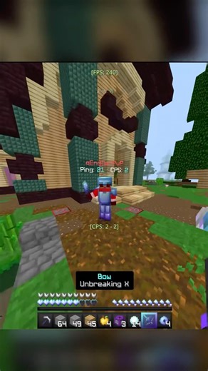 【OMG Clutch】#minecraft #マイクラ #unix #minecraftshorts #マイクラpvp #skywars #shorts