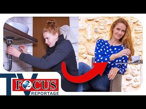 As the only woman on the construction site: Life as a plumber and model | Focus TV report