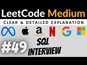 LeetCode Medium 1308 Interview SQL Question with Detailed Explanation | Practice SQL