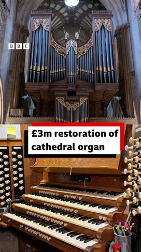 It involves removing more than 4,000 pipes! 🎹 ⛪️ Restoring Wells Cathedral's organ is going to be a big job. But it's needed to repair broken stops and wheezy bellows and get it sounding back to its best. | BBC Somerset