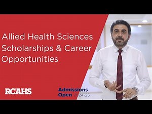 Allied Health Sciences, Scholarships, Career Opportunities