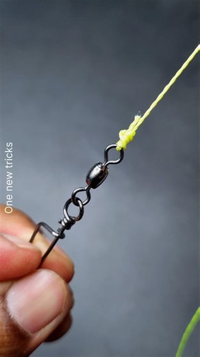 How to Attach a Snap Swivel to Fishing Line | Simple Trick #fishing