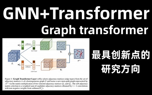 图神经网络 Transformer=Graph transformer？这绝对是2023最具创新点的研究方向！算法模型与论文详解（深度学习丨人工智能课程）