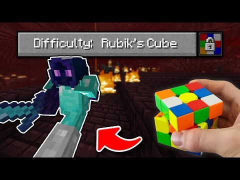 🔴 LIVE - Beating Minecraft but with a Rubik's Cube...