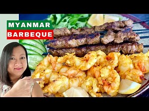 Myanmar BBQ - Quick & Easy Recipe | Myanmar Street Food